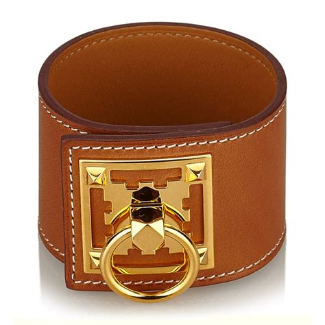 hermes leather bracelet made in france|vintage hermes leather bracelet.